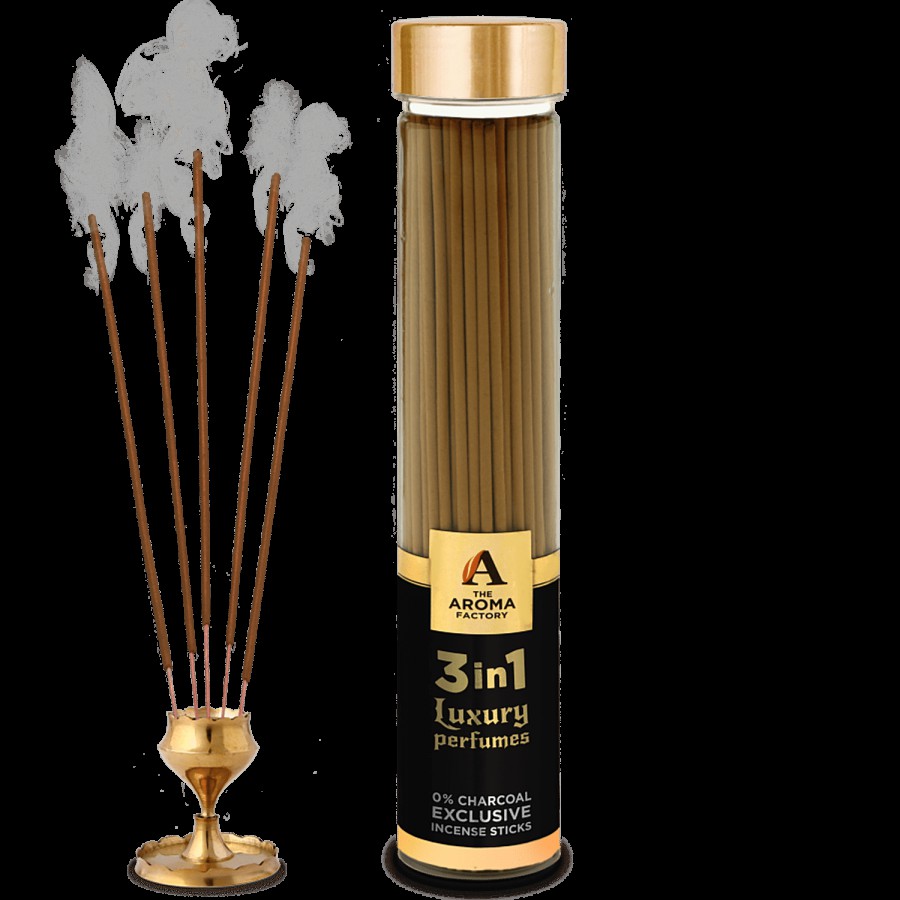 The Aroma Factory Incense Sticks/Agarbatti - 3 In 1 Luxury Perfumes