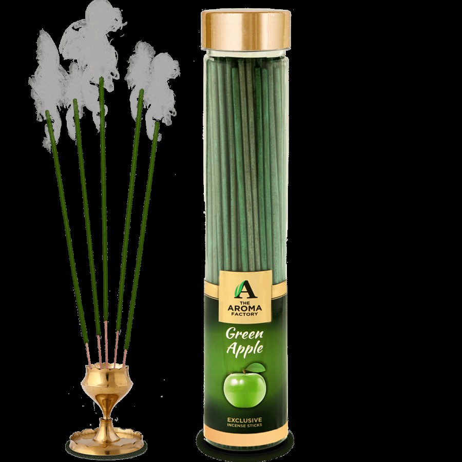 The Aroma Factory Incense Sticks/Agarbatti - Green Apple