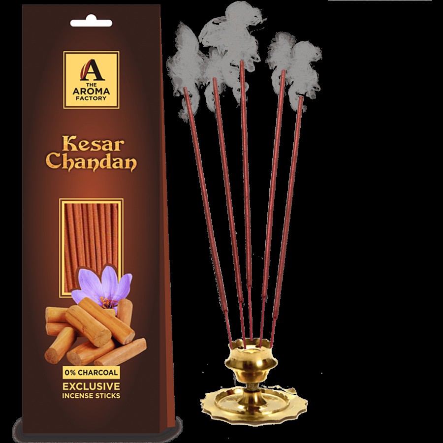 The Aroma Factory Incense Sticks/Agarbatti - Kesar Chandan