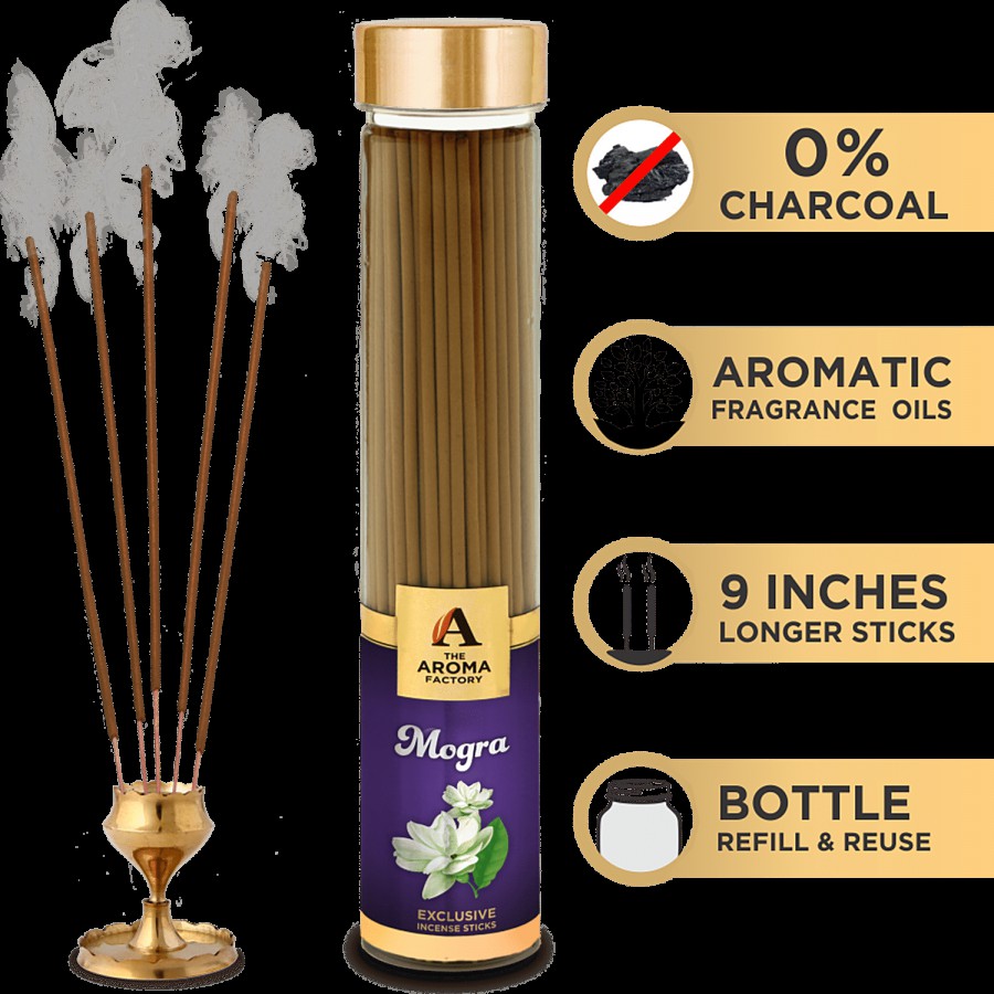 The Aroma Factory Incense Sticks/Agarbatti - Mogra