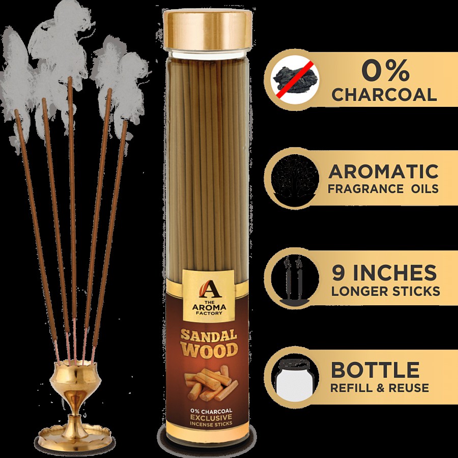 The Aroma Factory Incense Sticks/Agarbatti - Sandalwood