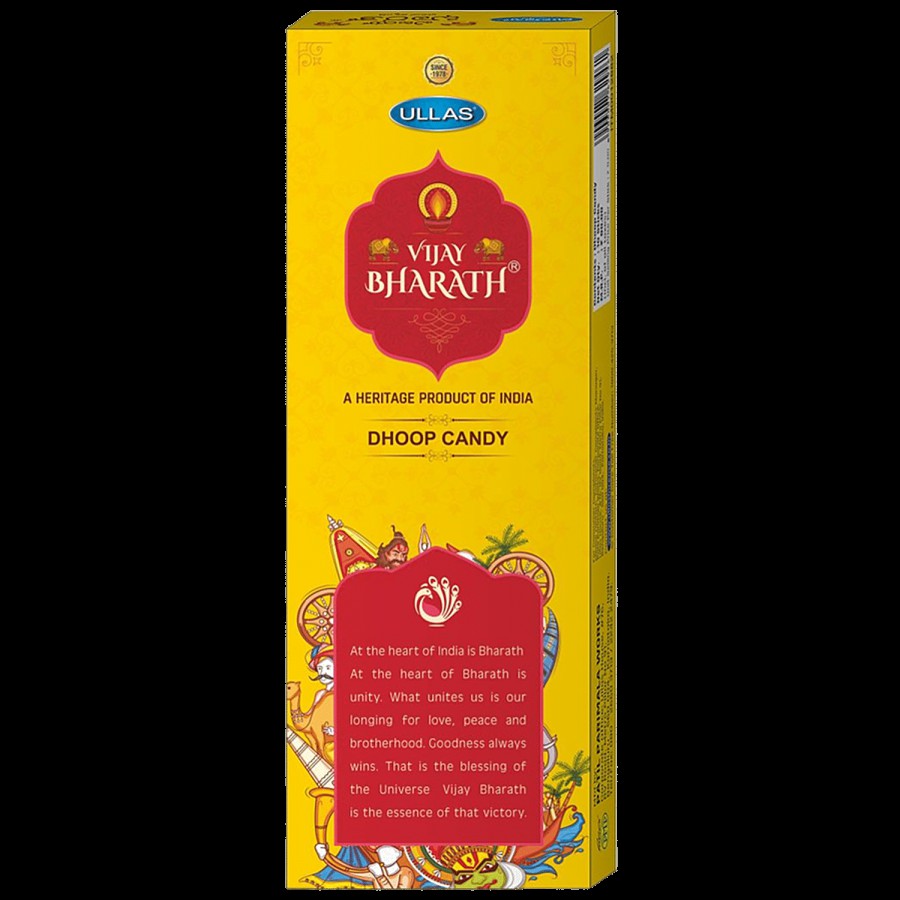 Ullas Vijay Bharath Dhoop Candy - Exotic Fragrance