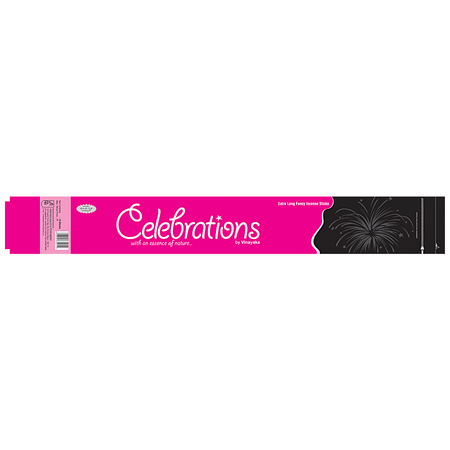 Vinayaka's Celebration Incense Sticks Agarbatti - Extra Long Fancy