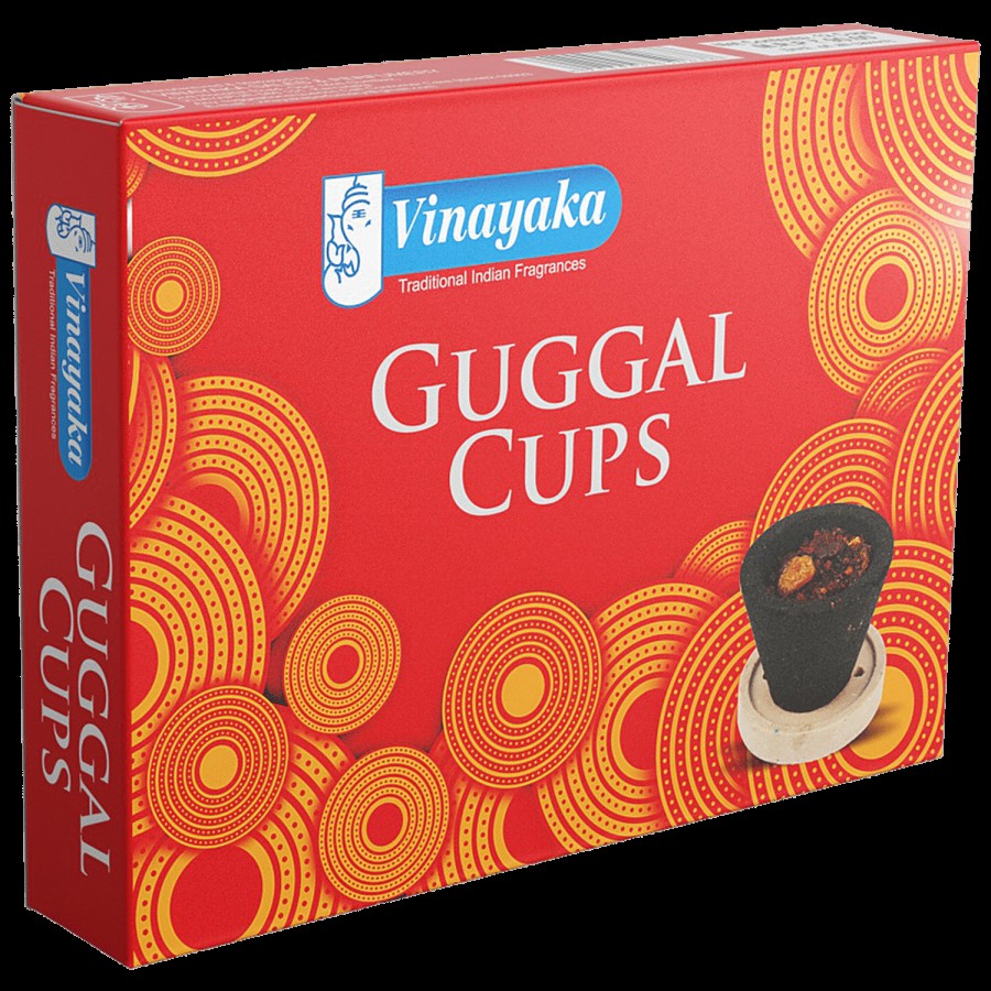 Vinayaka's Guggal Dhoop Cups - Traditional Indian Fragrance