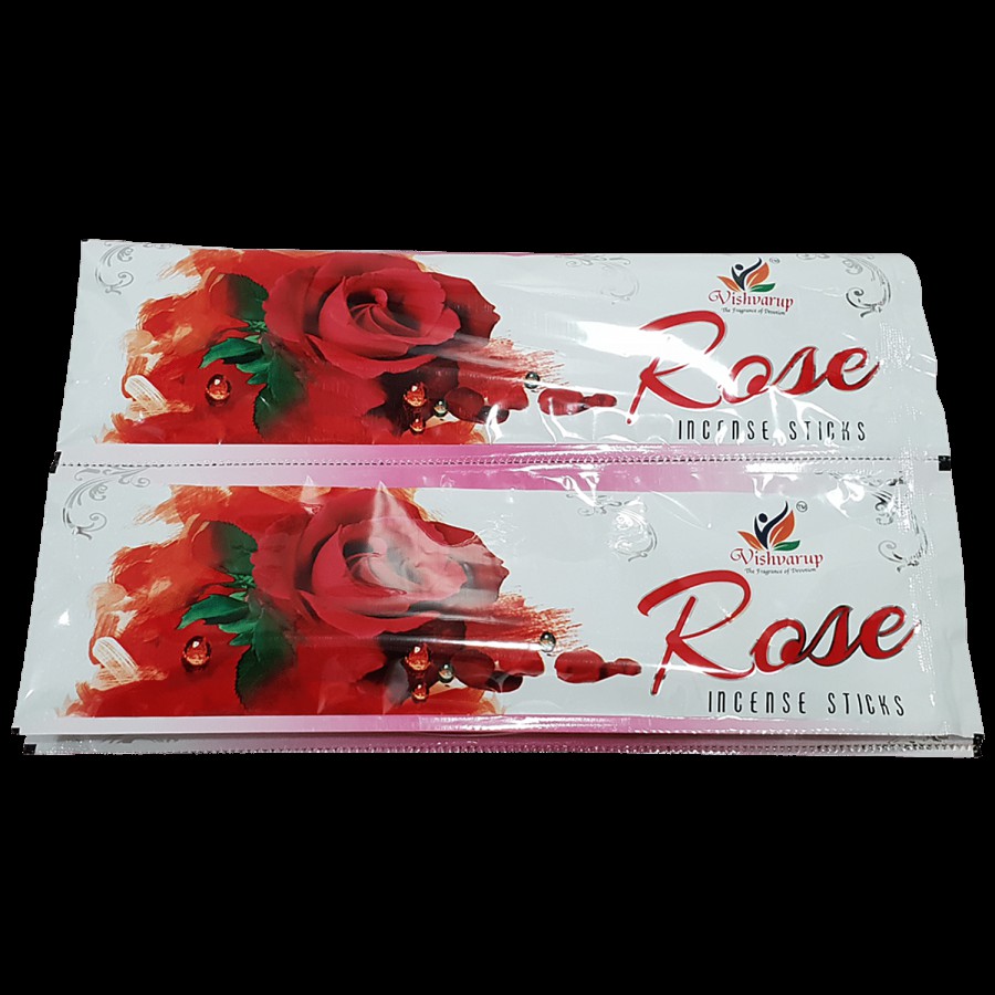 Vishvarup Incense Sticks/ Agarbatti - Rose