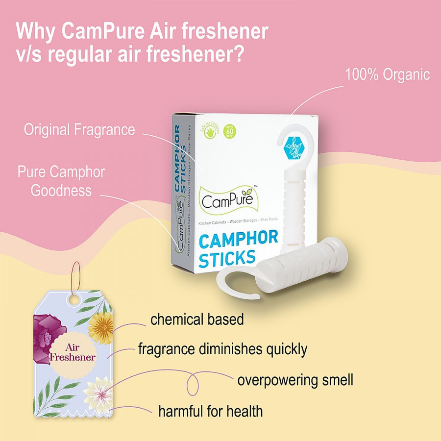 Campure Camphor Sticks - Regular