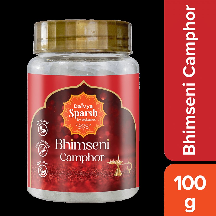 Daivya Sparsh by bigbasket Camphor Bhimseni Flakes - 100% Pure