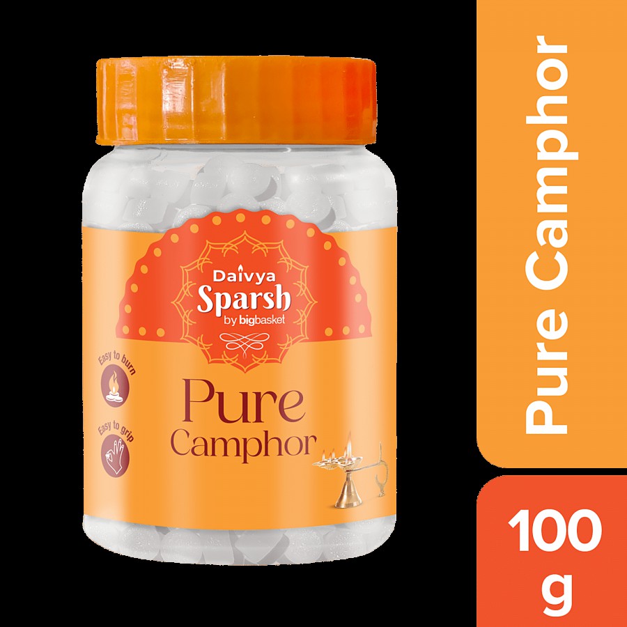 Daivya Sparsh by bigbasket Camphor Tablets - Pure