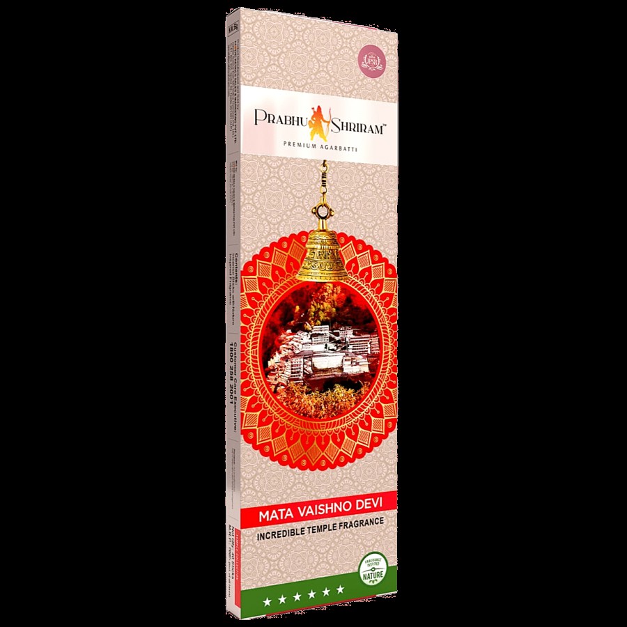 JPSR Prabhu Shriram Mata Vaishno Devi Premium Agarbatti Sticks