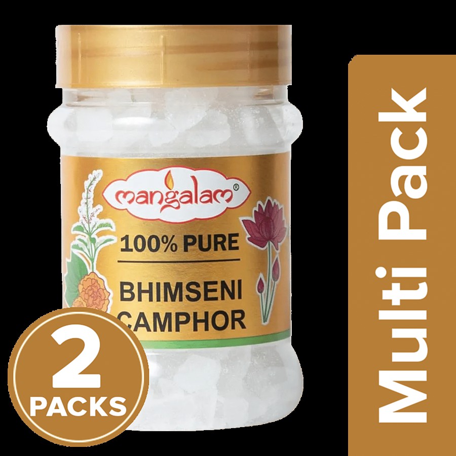 Mangalam Pure Bhimseni Camphor - Leaves No Residue