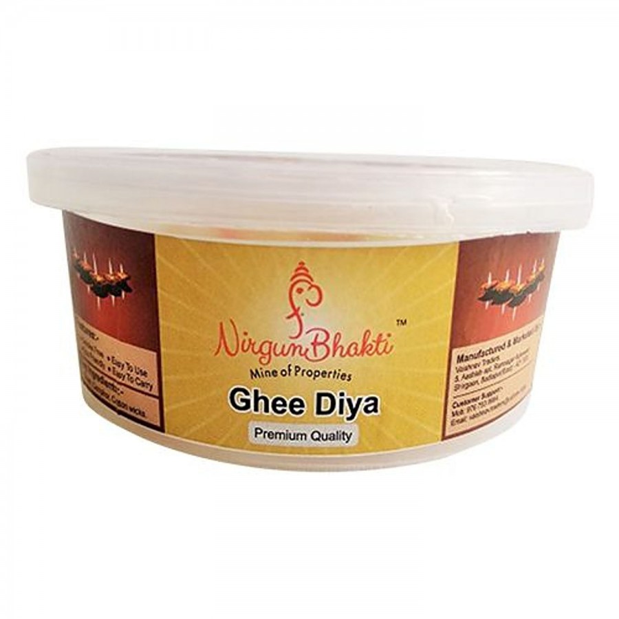 Nirgun Bhakti Ghee Diya For Pooja - Mogra