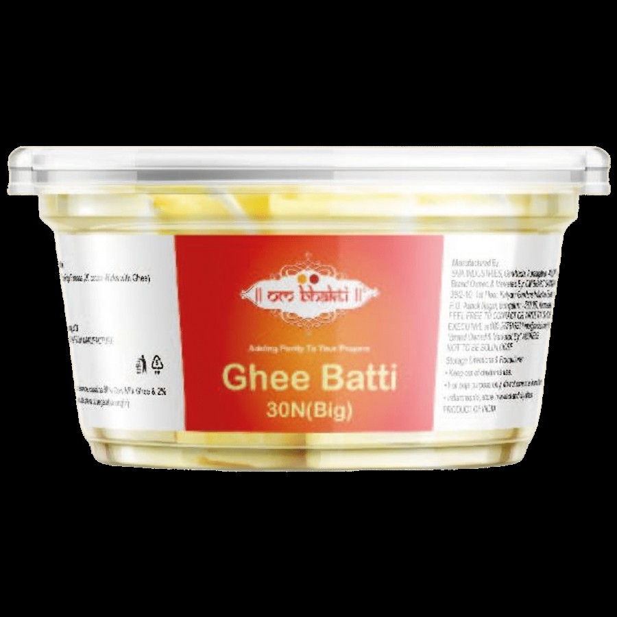 Om Bhakti Ghee Batti (Ready To Light Diya) - Big