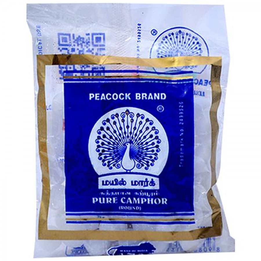 Peacock  Camphor - Round