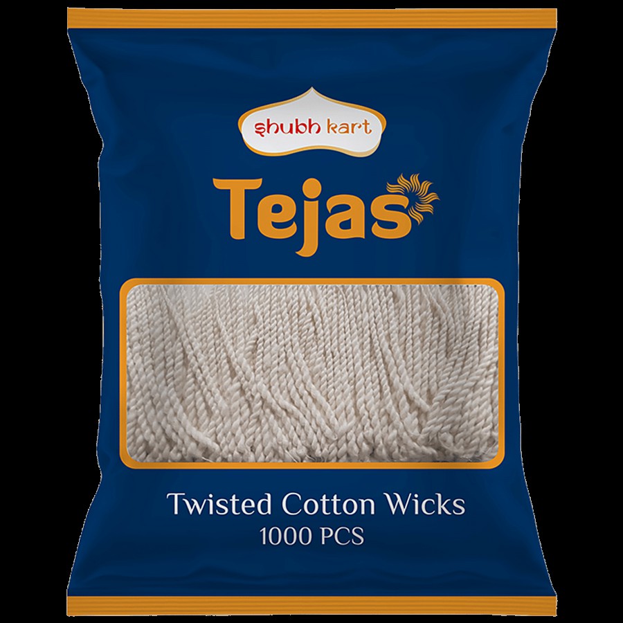 Shubhkart Tejas - Twisted Cotton Wicks