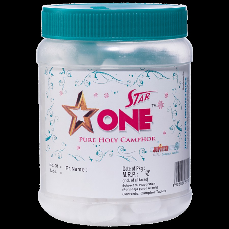 Star One Pure Camphor Tablets - Refreshing Aroma