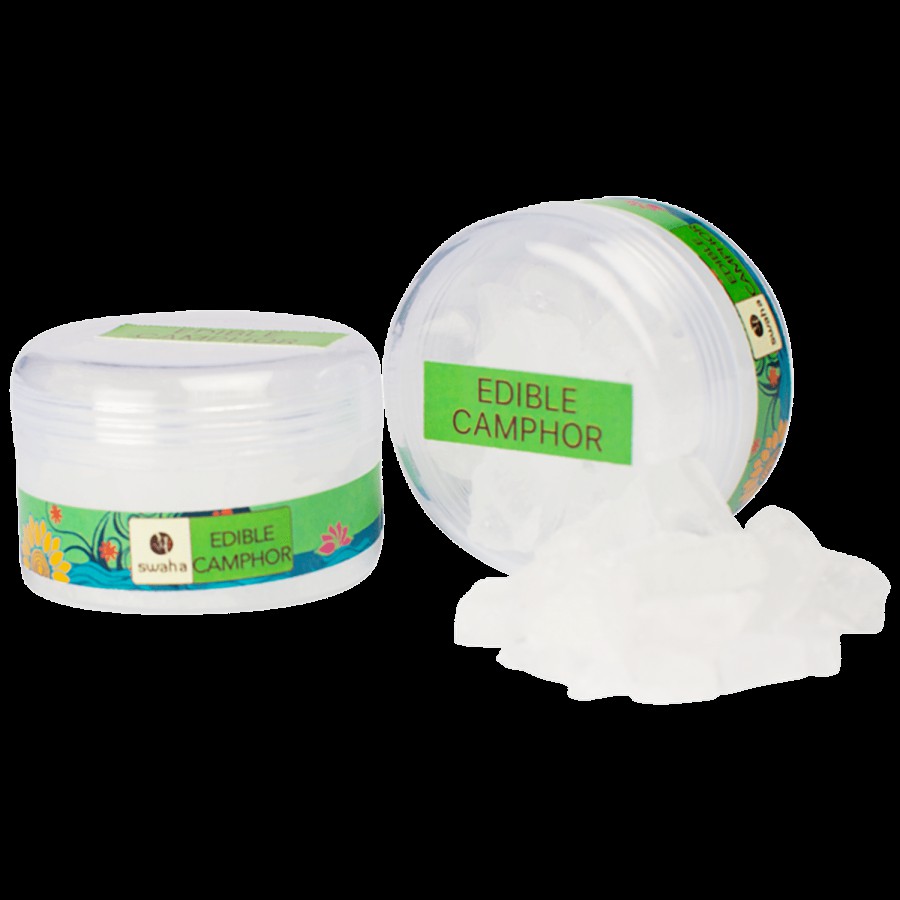 Swaha Edible Camphor - Detoxifies