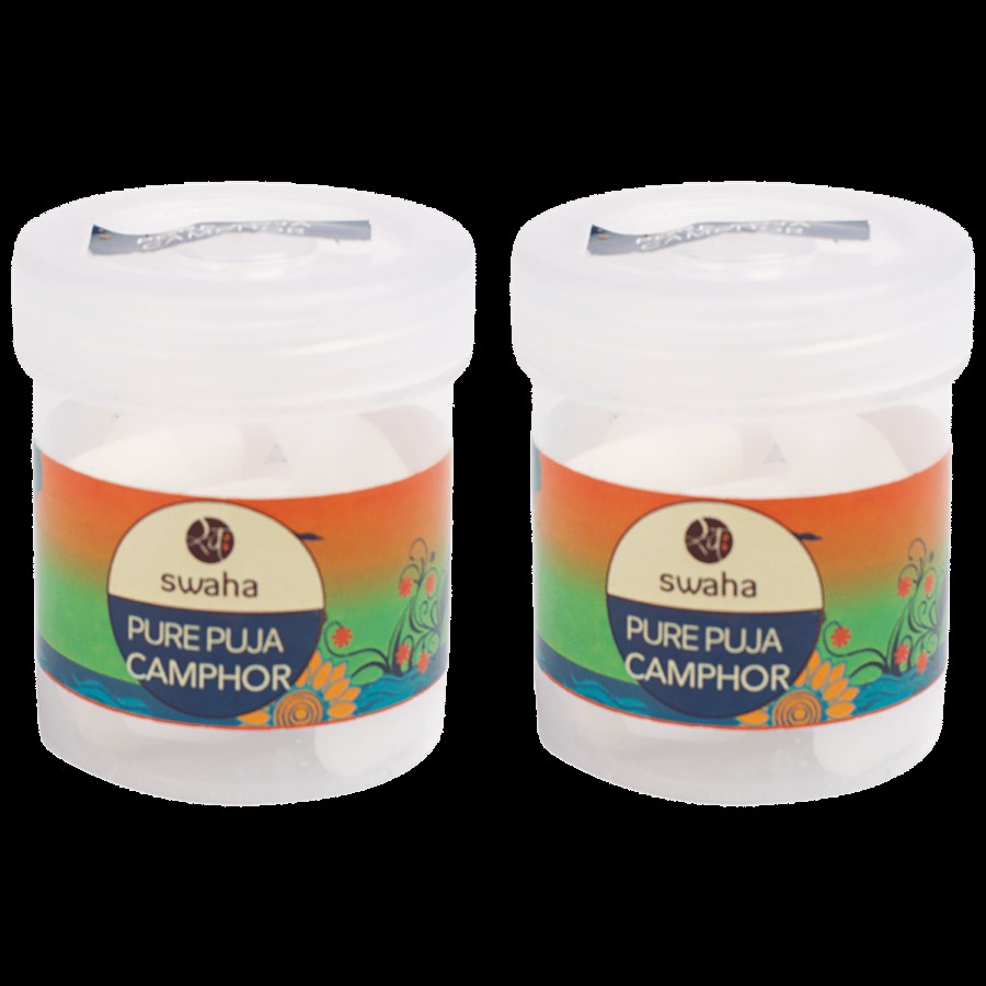 Swaha Pure Puja Camphor - With No Harmful Chemicals