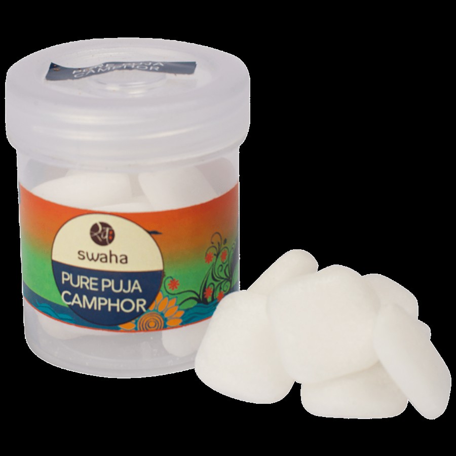 Swaha Pure Puja Camphor - With No Harmful Chemicals