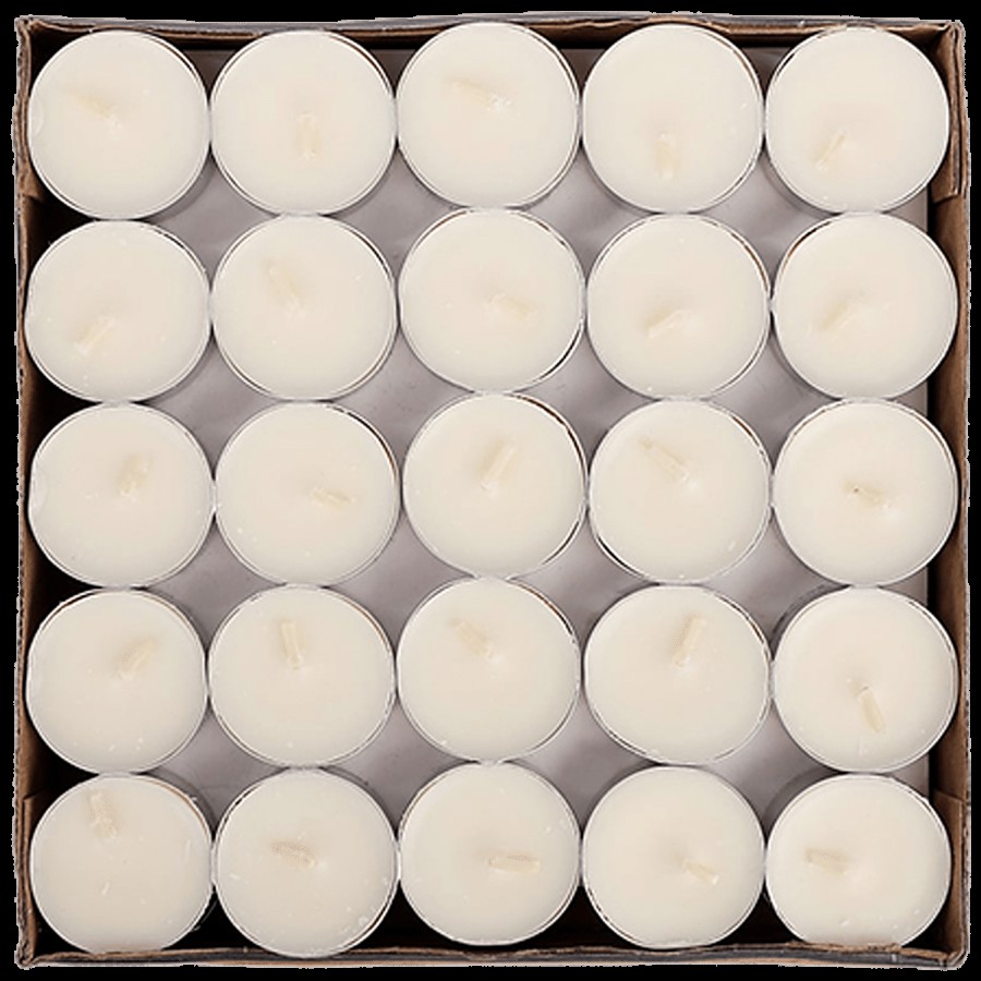 DP Decorative T Light Candle Wax 3 To 4 Hrs Burning