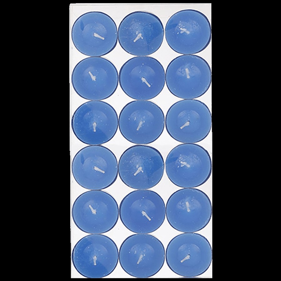 DP Decorative T Lights Wax 4 Hrs Burning Blueberry Scented BB1261BLB