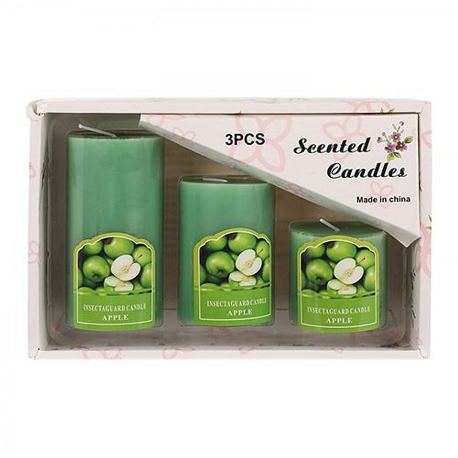 DP Decorative Wax Scented Candles - Green Apple