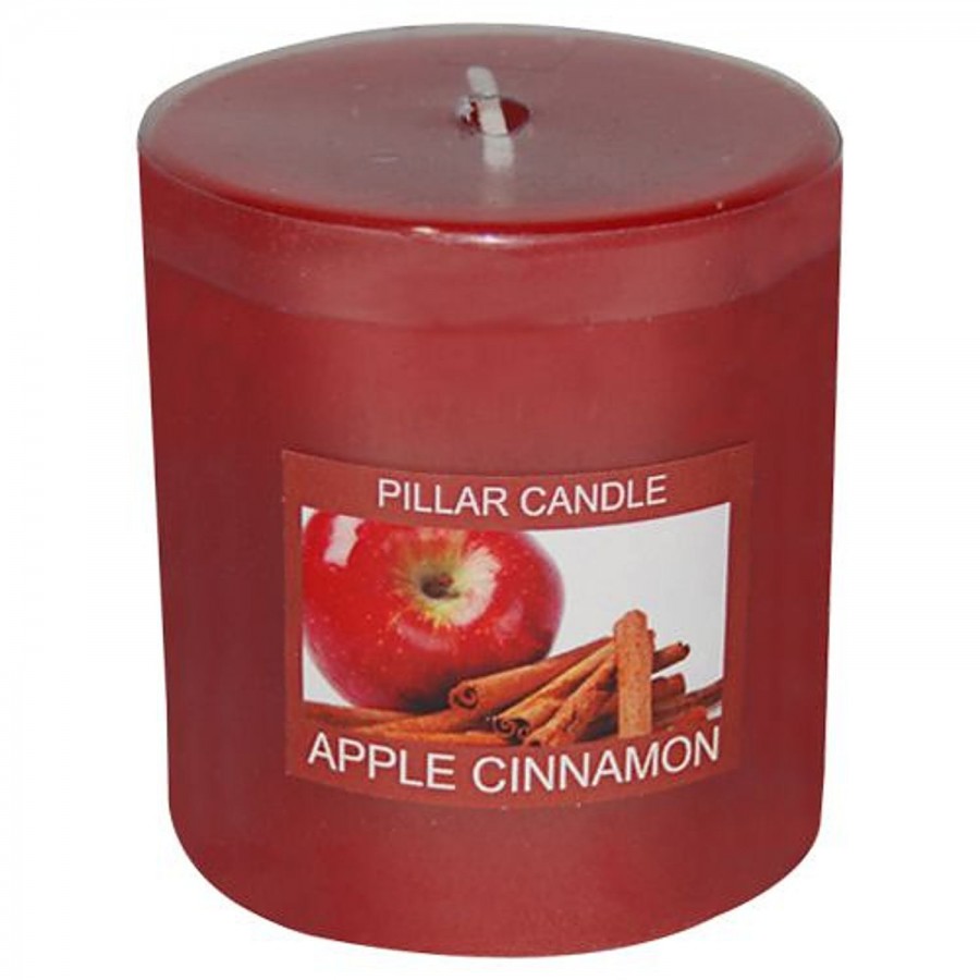 Fish  Scented Pillar Candle - Apple cinnamon