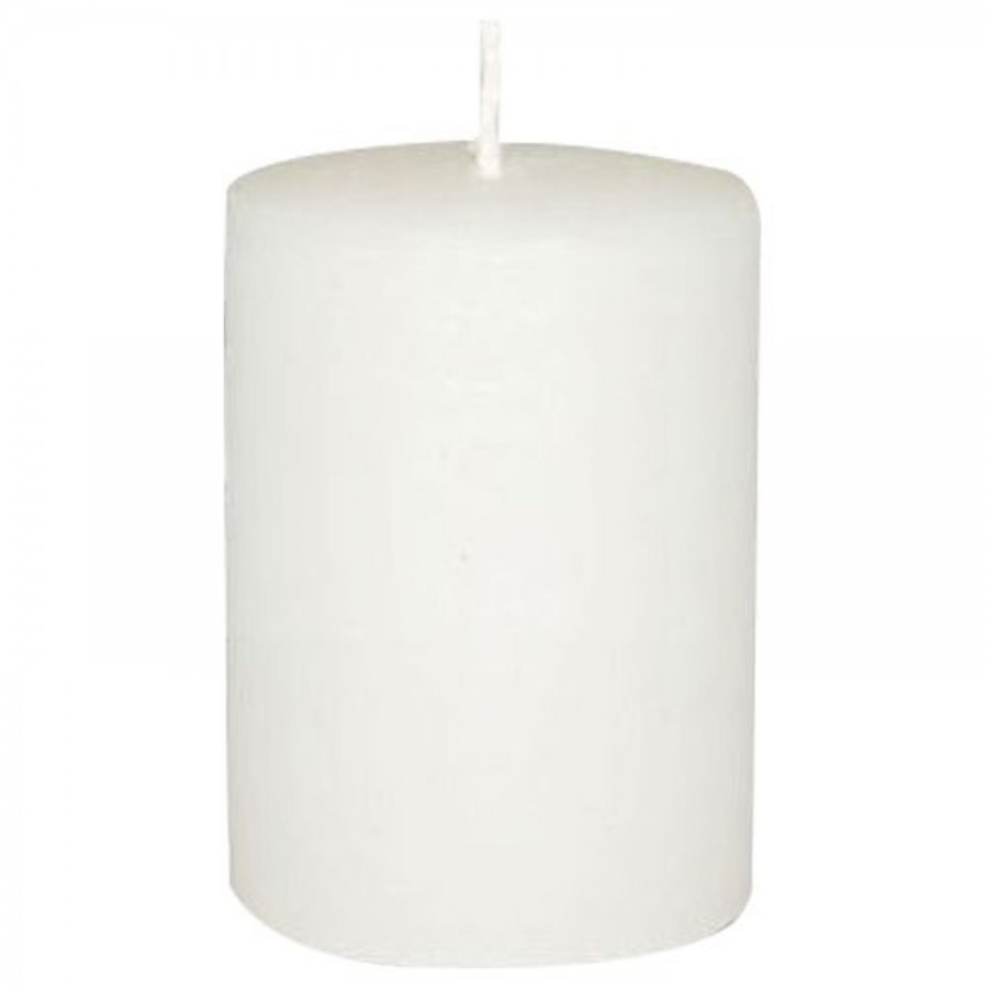 Fish White Pillar Candles - 2"x 3"