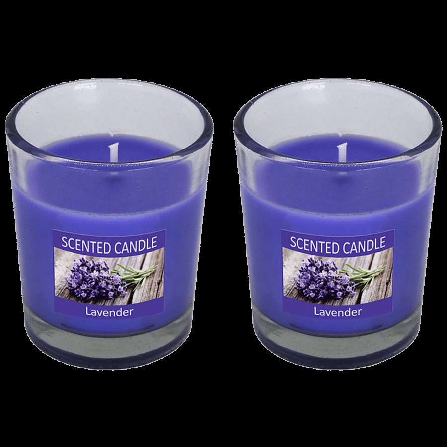 IKT IKT Glass Container Scented Candles - Lavender