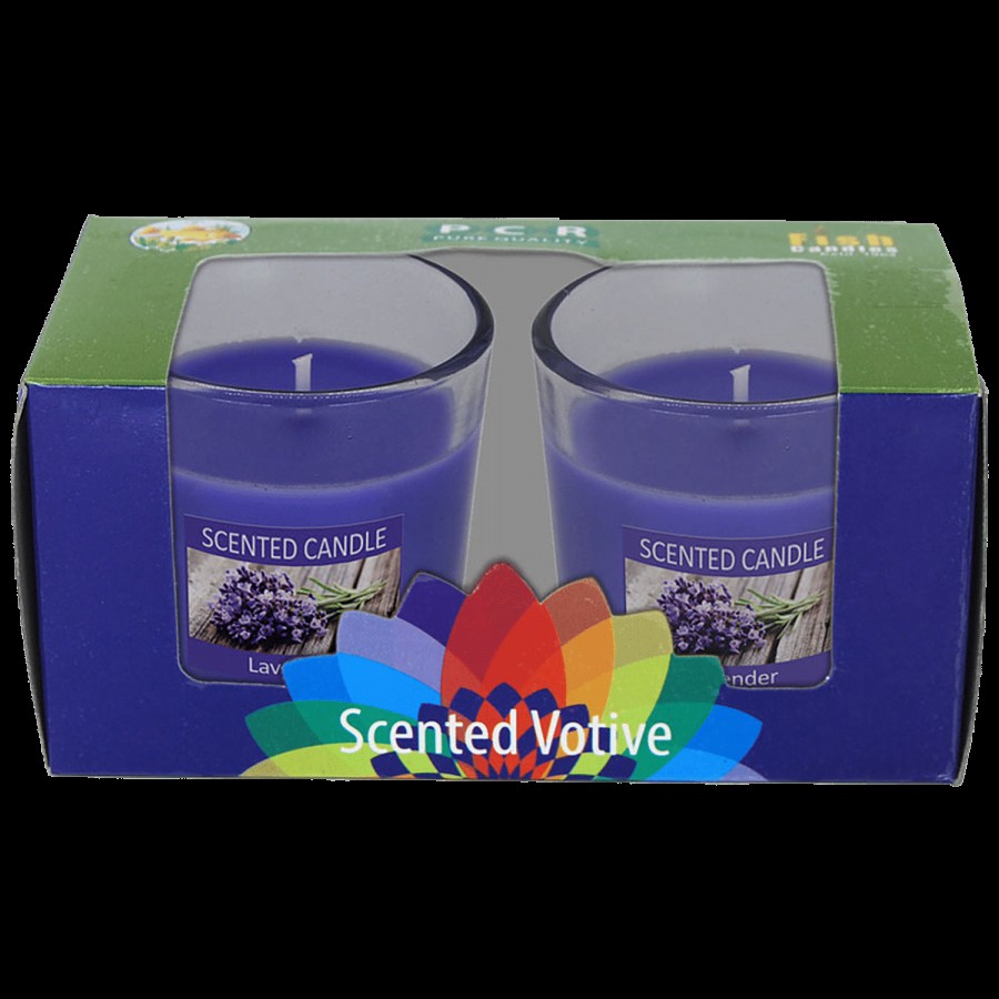 IKT IKT Glass Container Scented Candles - Lavender