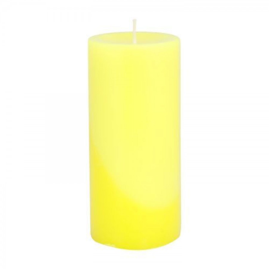 Inspiredkraft Scented Pillar Candle Lemon Grass (Lime Zest)