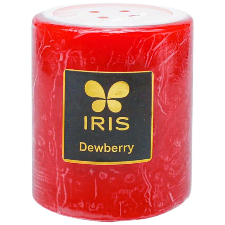 Iris Dewberry Aromatic Pillar Candle