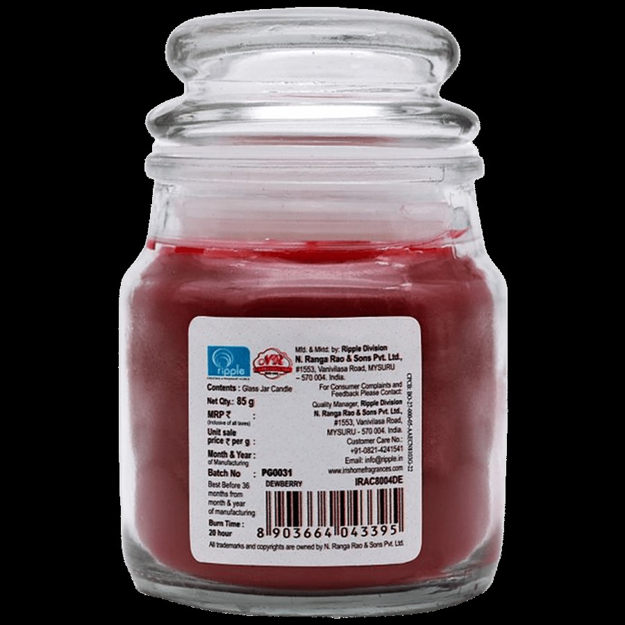 Iris Dewberry Jar Candle