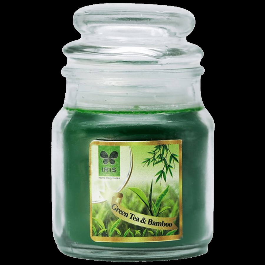 Iris Green Tea and Bamboo Jar Candle