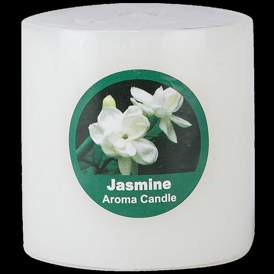 VC Aroma Pillar Candle - Jasmine