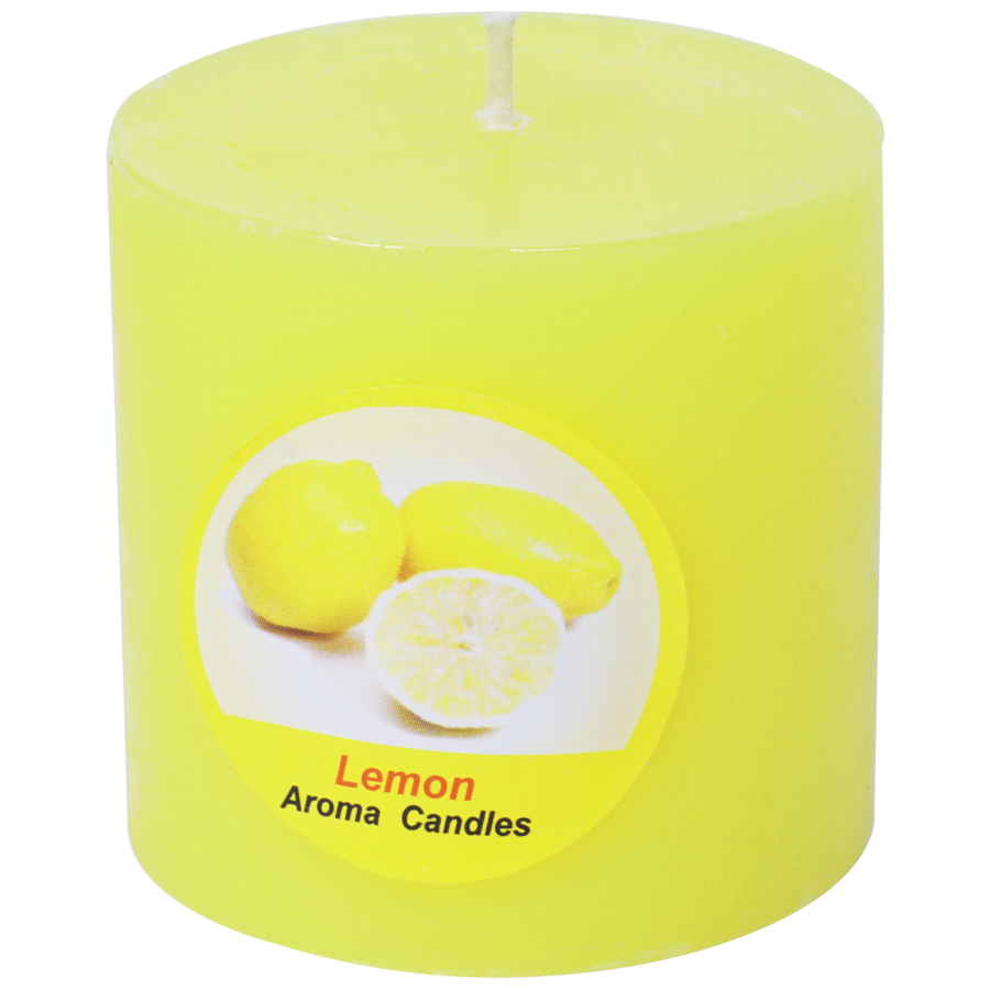 VC Aroma Pillar Candle - Lemon