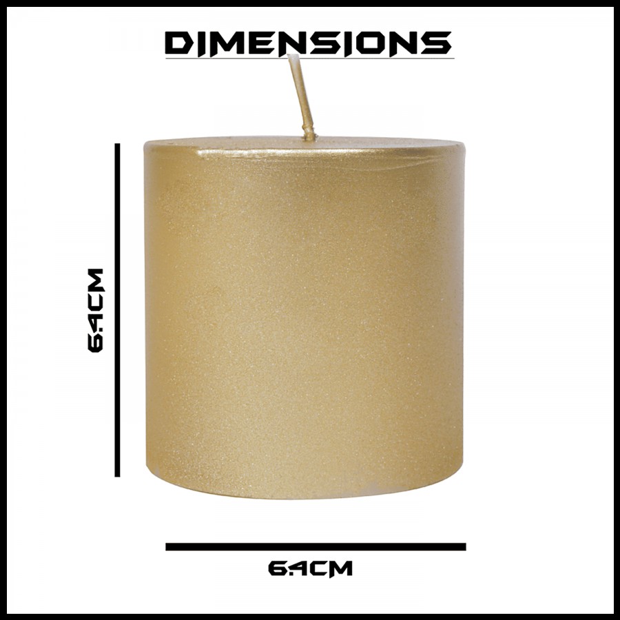 VC Pillar Candle - Golden