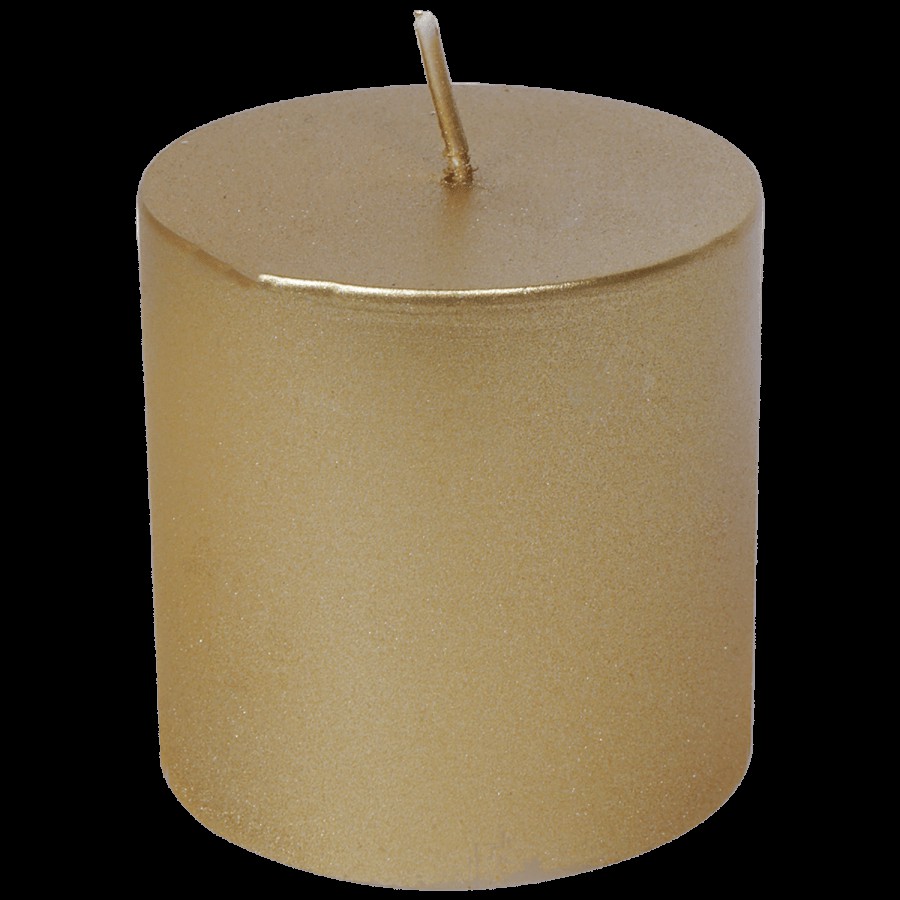 VC Pillar Candle - Golden