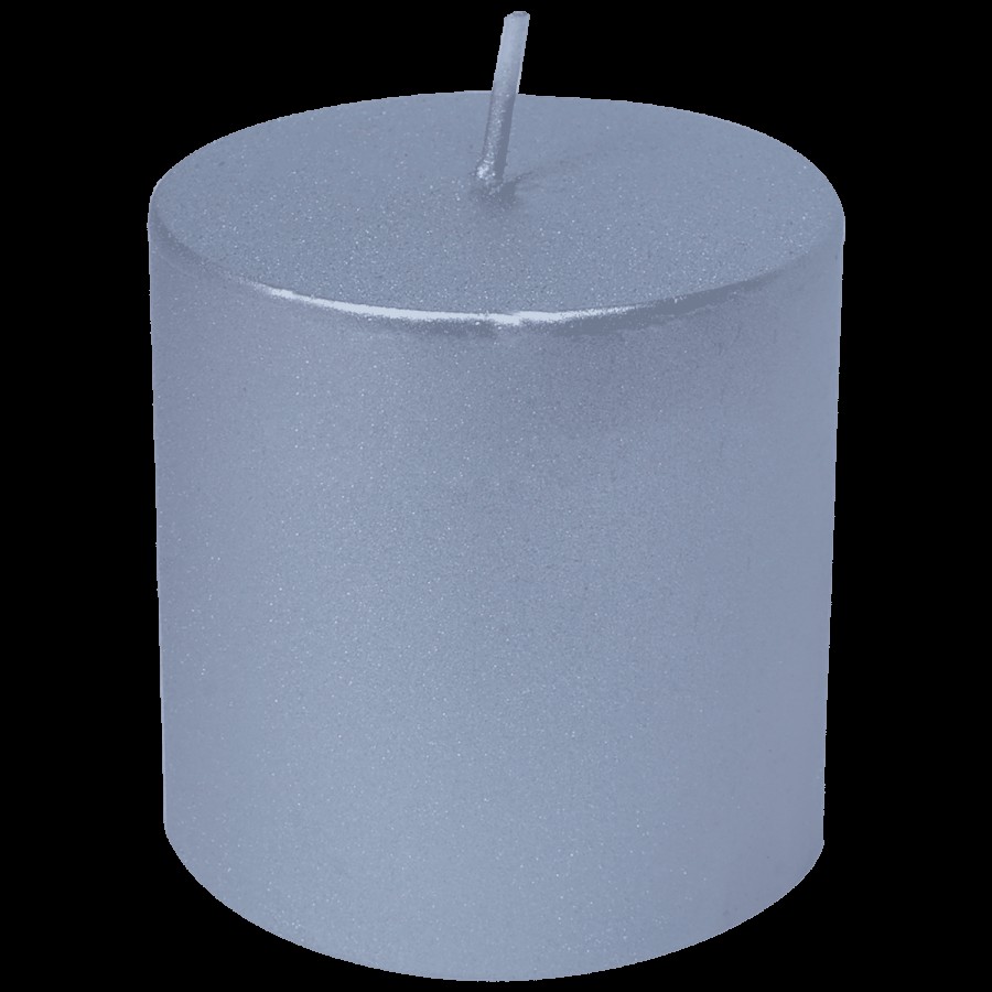 VC Pillar Candle - Silver