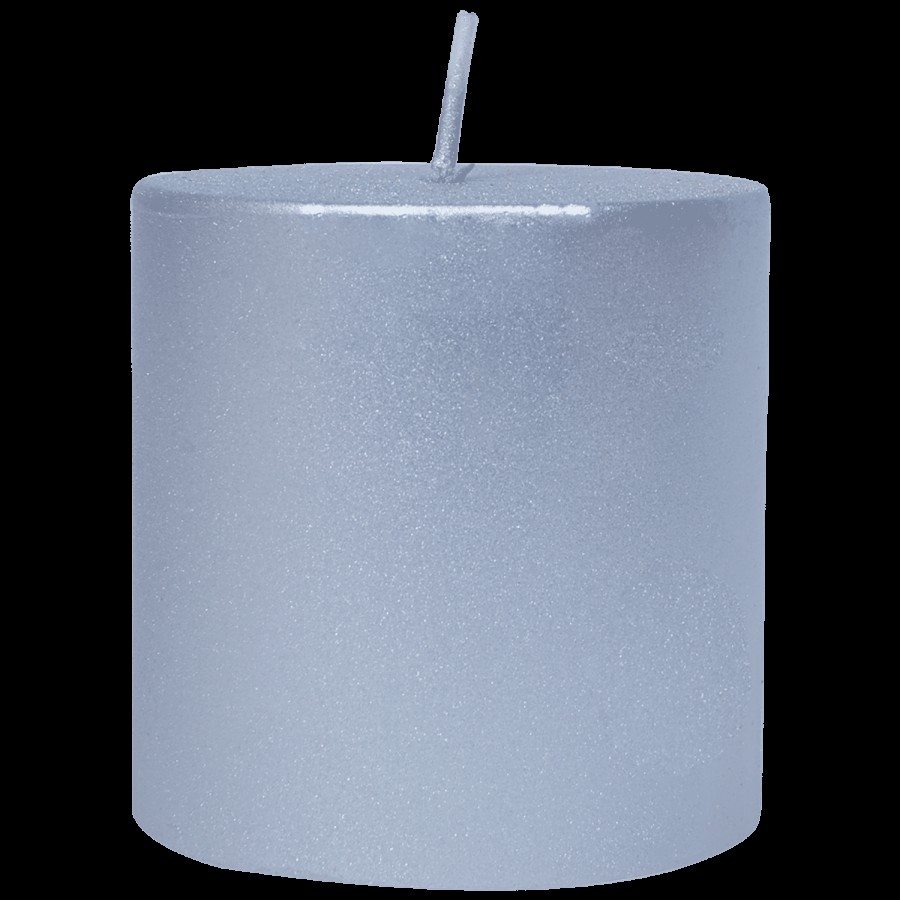 VC Pillar Candle - Silver