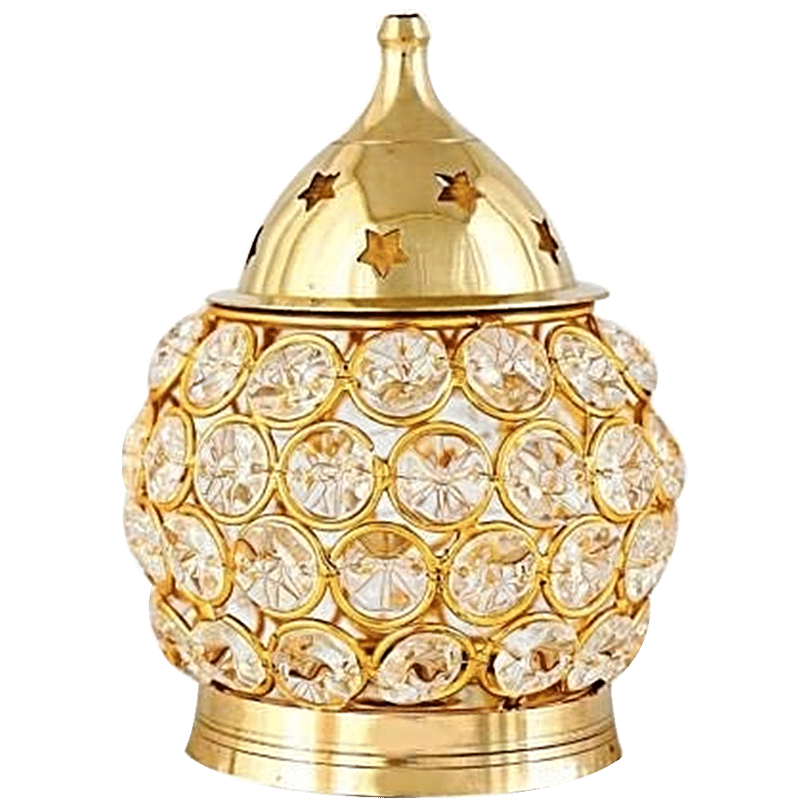 Trm Brass Deepa Matki - Round