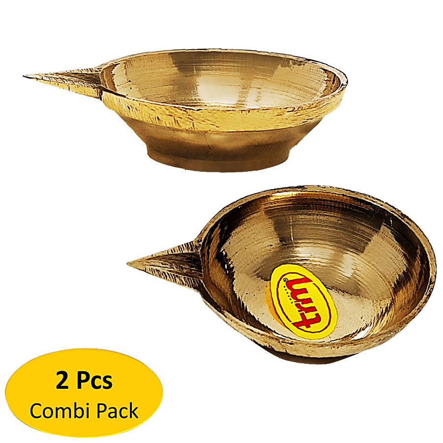 Trm Diya Pair - Brass Material