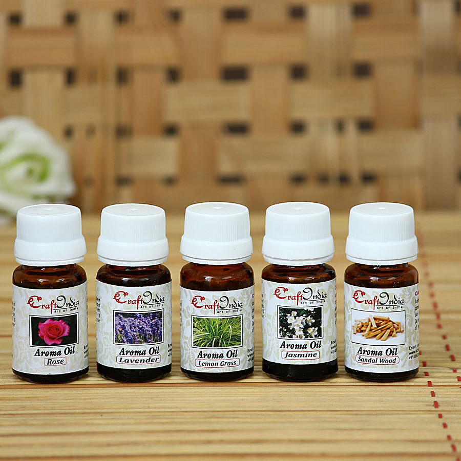 eCraftIndia Aroma Oil High Quality In 5 Fragrances - Rose