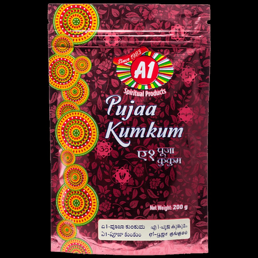 A1 Pure Kumkum - Maroon