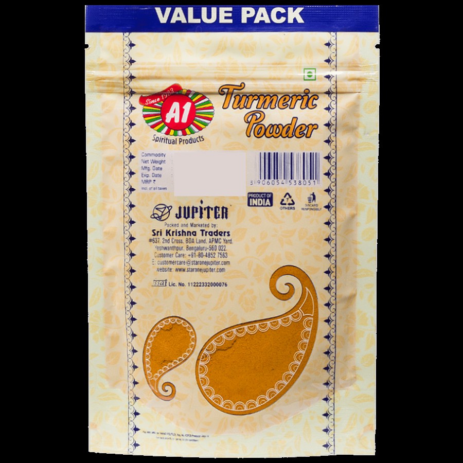 A1 Pure Turmeric Powder - Rich Aroma & Flavour