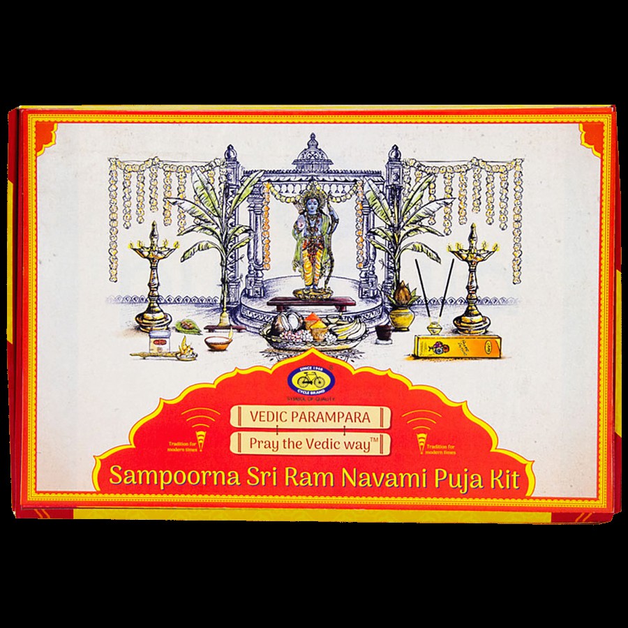 Cycle Sampoorna Sri Ram Navami Puja Kit - For Religious & Puja Purposes