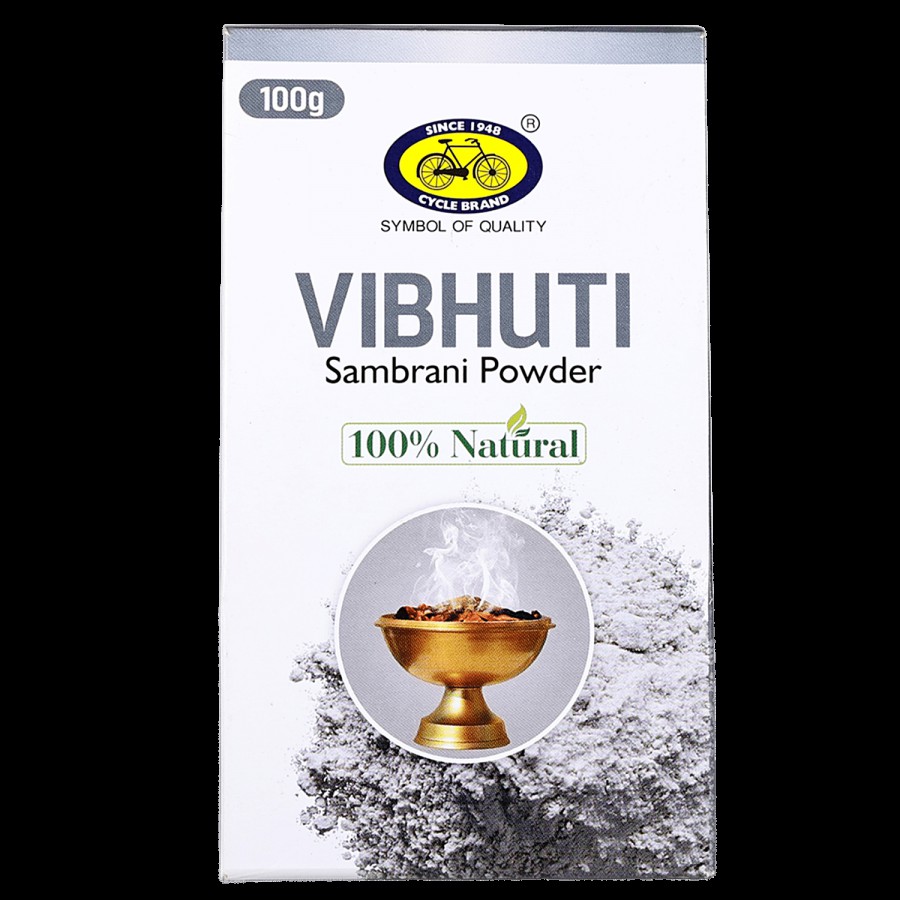 Cycle Vibhuti Sambrani Powder - 100% Natural