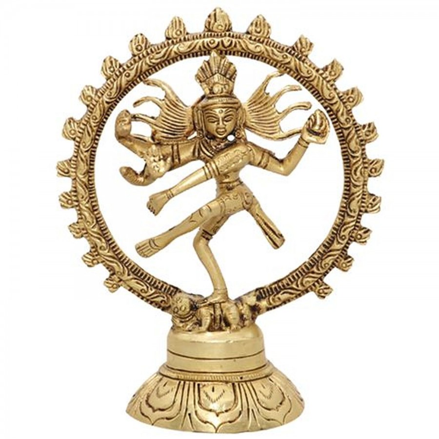 Giri Antique Finished Natraj Idol - 14 cm