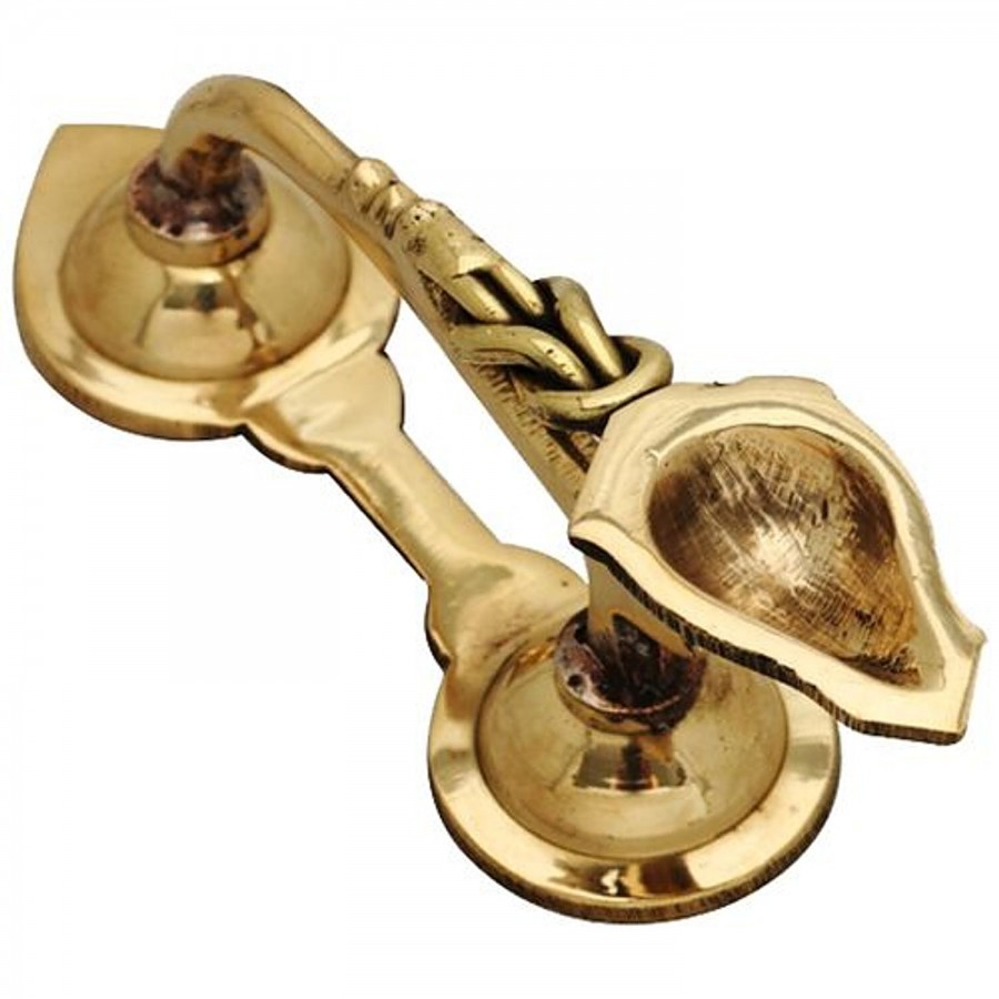 Giri Brass One Mukh Spoon Aarti - 13 cm