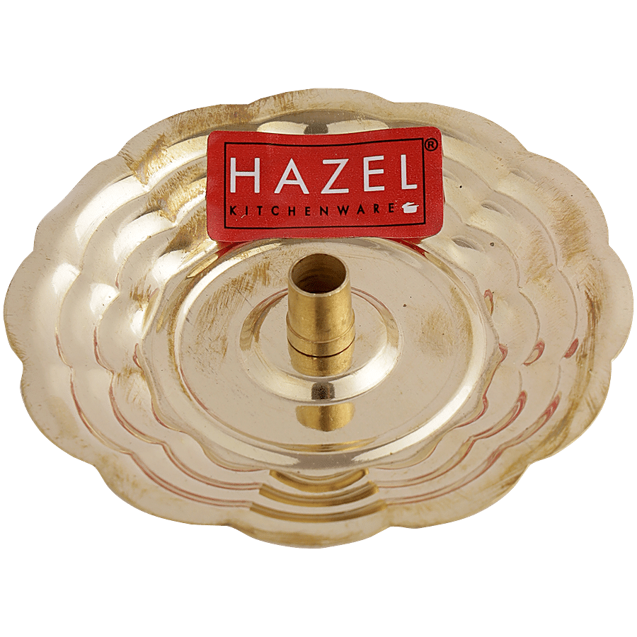 HAZEL Brass Agarbatti Stand Incense Stick Dhoop Holder - High Quality Finish