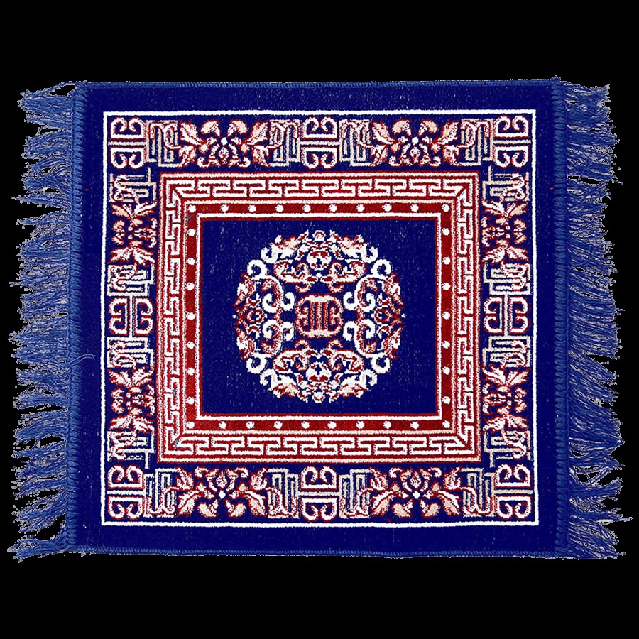 JBG Home Store Prayer Mat/Aasan - Blue